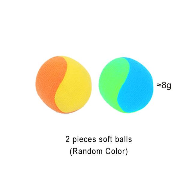 1 Set Kids Sucker Sticky Ball Toy Outdoor Sports Catch Ball Game Set Throw And Catch Parent-Child Interactive Outdoor Toys GYH 6