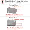 KW3A Microwave Oven Door Switch 16A 125/250V Door Interloc (2 Normally Open and 1 Normally Closes)