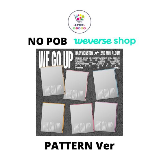 Select POB PATTERN Ver BABYMONSTER 2nd MINI ALBUM WE GO UP
