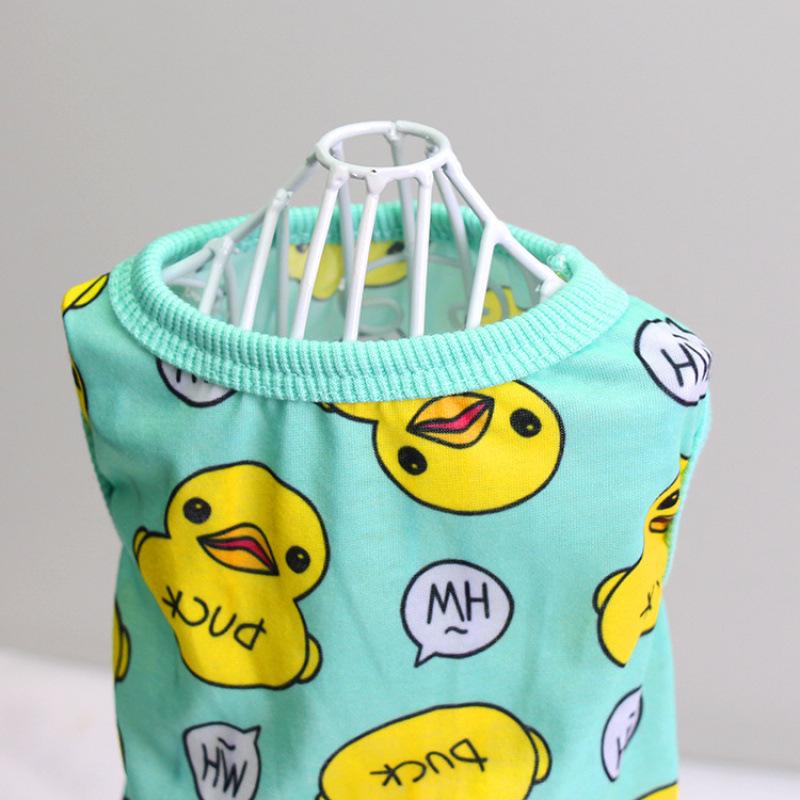 Yellow Duck Small Dog Jumpsuit for Pets - Spring/Summer Clothing for Poodles, Chihuahuas, Bichon Frises