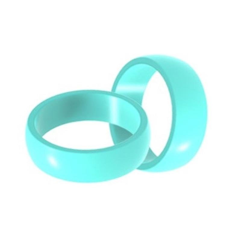 Soft Elastic Silicone Rings Lightweight and Sweatproof Sports Ring for Women Men Waterproof Finger Accessories