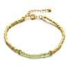 Stone Beaded Bracelet Girls Creative Electroplated Stone Crystal Bracelet
