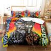 R.I.P Mf Doom Bedding Set Single Twin Full Queen King Size Bed Set Aldult Kid Bedroom Duvetcover Sets 3D Print Bed Sheet Set
