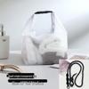 Large Capacity Women's Makeup Bag - Portable, Multi-functional, Buckle Design, for Swimming, Toiletries, Handheld, Souvenir Storage