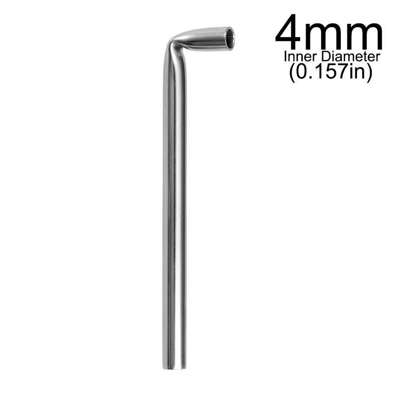 1 Pezzo Tubo Ricevitore per Piercing in Acciaio Inossidabile Strumento Sicuro per Piercing al Corpo per Piercer Novizio Professionista