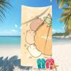 Plus Size Capybara Beach Towel Large Funny Cartoon Bath Towel Quick Dry Sand Free Swimming Pool Travel Blanket Summer Vacation
