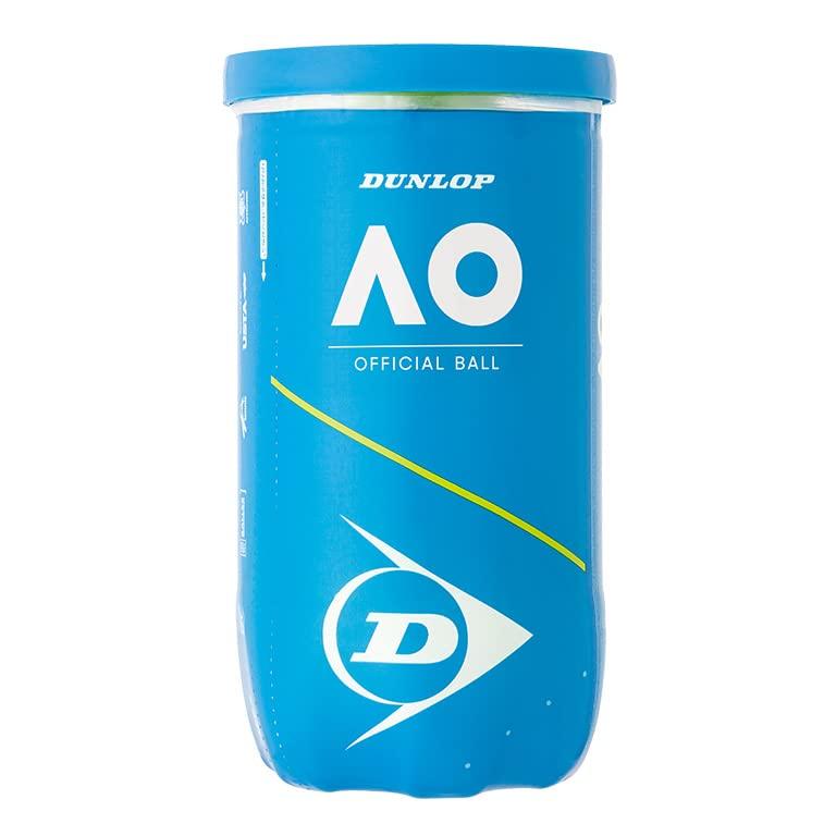 DUNLOP Tennisball AUSTRALIAN OPEN 2 Bälle x 1 Flasche DAOYL2TIN Gelb