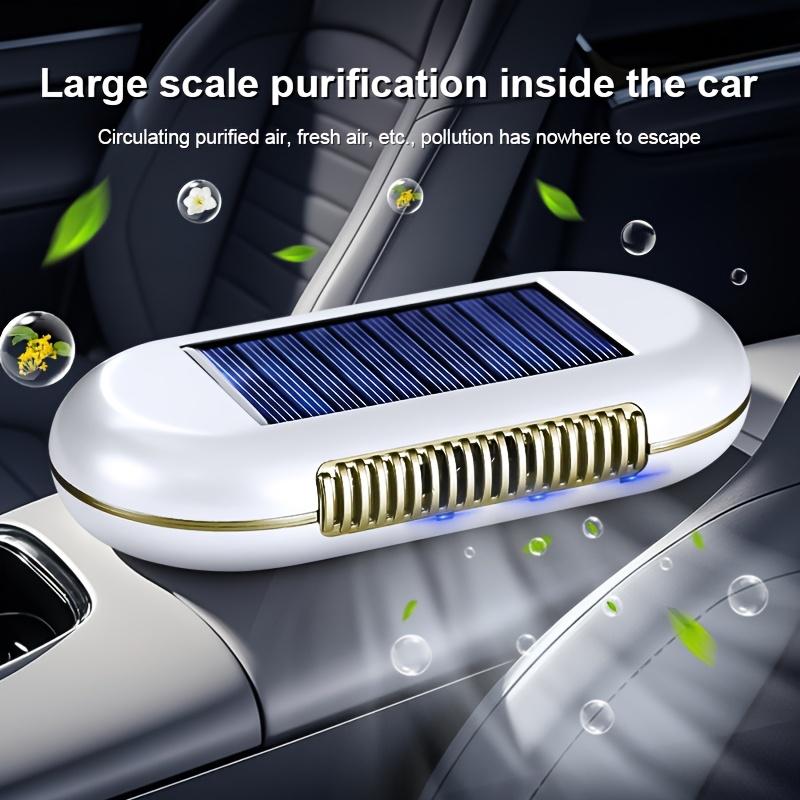 Solar Powered Car Air Purifier Automatic Parking Operation Effectively Decomposes Odors Sterilizes And Disinfects No Consumables Required