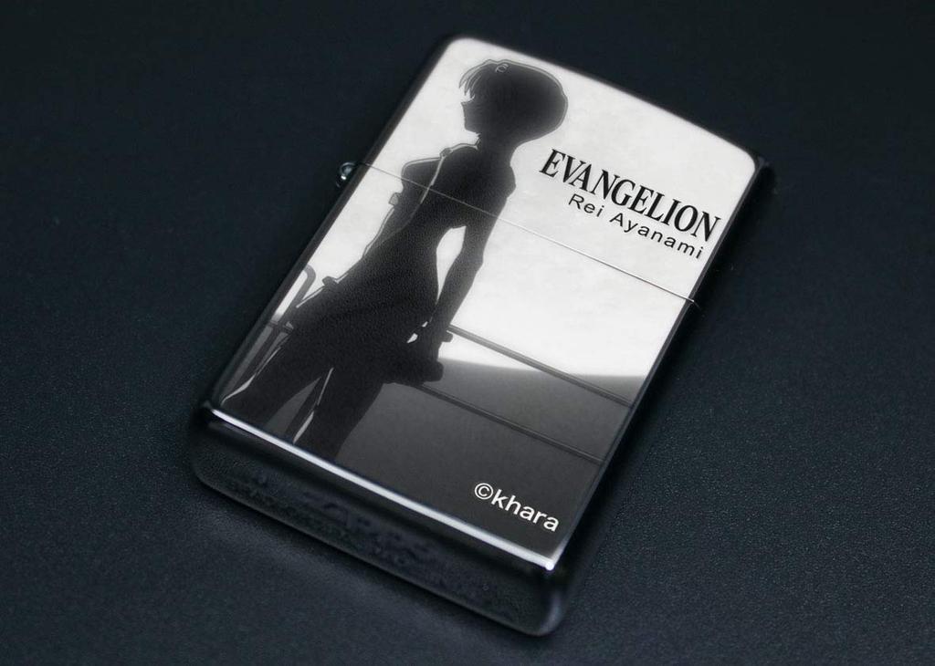 ZIPPO Lighter New Theatrical Edition Rei with Moon - Evangelion - (Official Import)