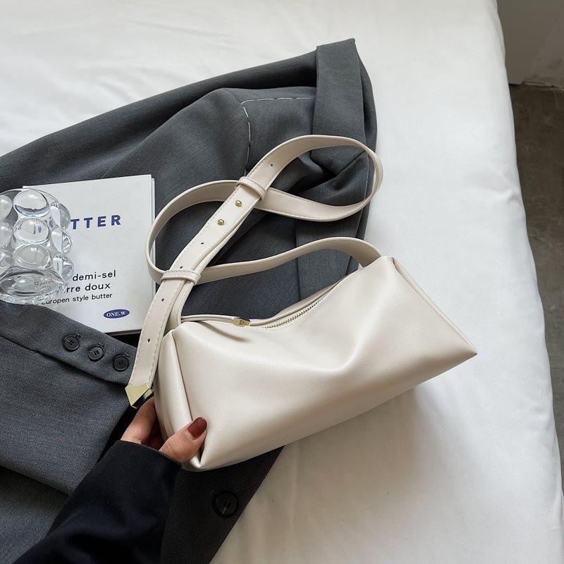 Stylowa Miękka Torba Listonoszka ze Skóry PU w Stylu Francuskim na Co Dzień