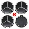 CRX1 Car Wheel Center Hub Caps 56mm 60mm 75mm ABS For Mercedes Benz W205 W166 W167  B C E S Class C200L GLC GLK CLA Replacement Parts