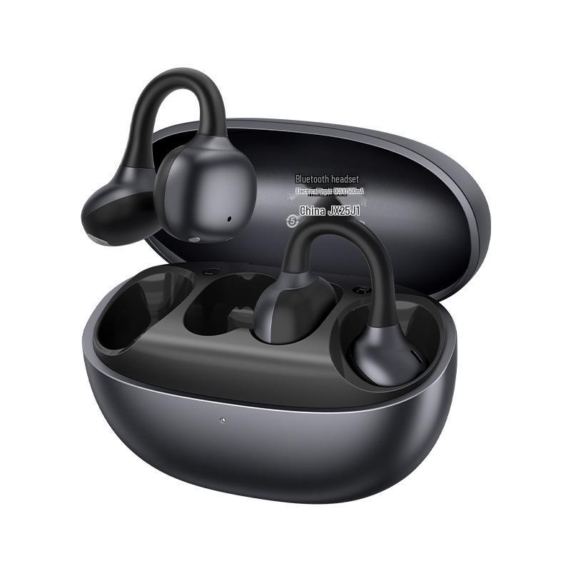 Newman OWS-J05 Wireless Clip-on Earphones: Noise Reduction, Sound Leakage Prevention, Bluetooth Flash Connect, Waterproof for Sports.