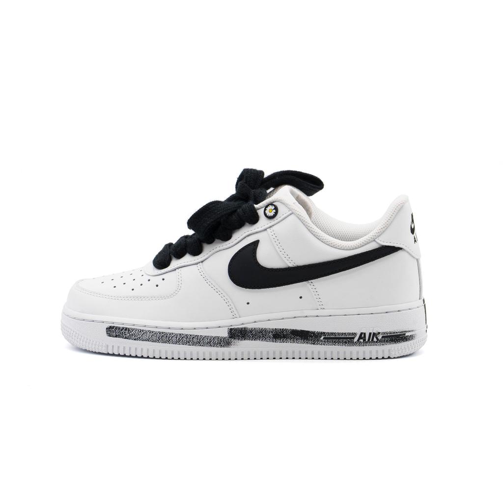 Nike Air Force 1 Small Daisy Leather Thermal Cushioning Abrasion Resistant Low Top Skateboard Shoes Unisex White CW2288-111(team1104-SBOX)