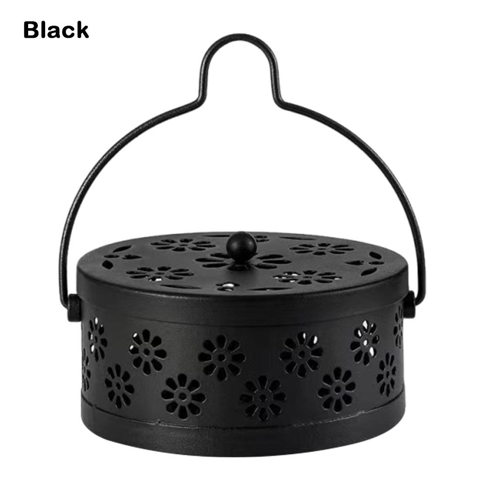 Cover Mosquito Coil Tray Holder Anti-fire Mosquito-repellent Holder Portable Incense Burner