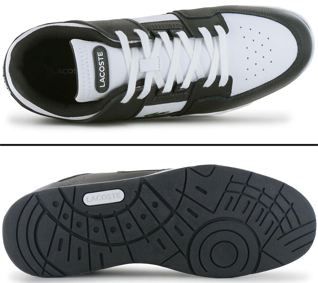 Lacoste Court Cage 224 - Men's Sneakers Shoes Leather White-Green 748SMA00162D2 ORIGINAL