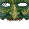 Accessoire de Costume en Matière Douce Masque de Lézard Vert pour Halloween, Masque Semi-Visage Texturé Réaliste, Accessoire de Masque Animal Léger en Mousse PU pour Fête,