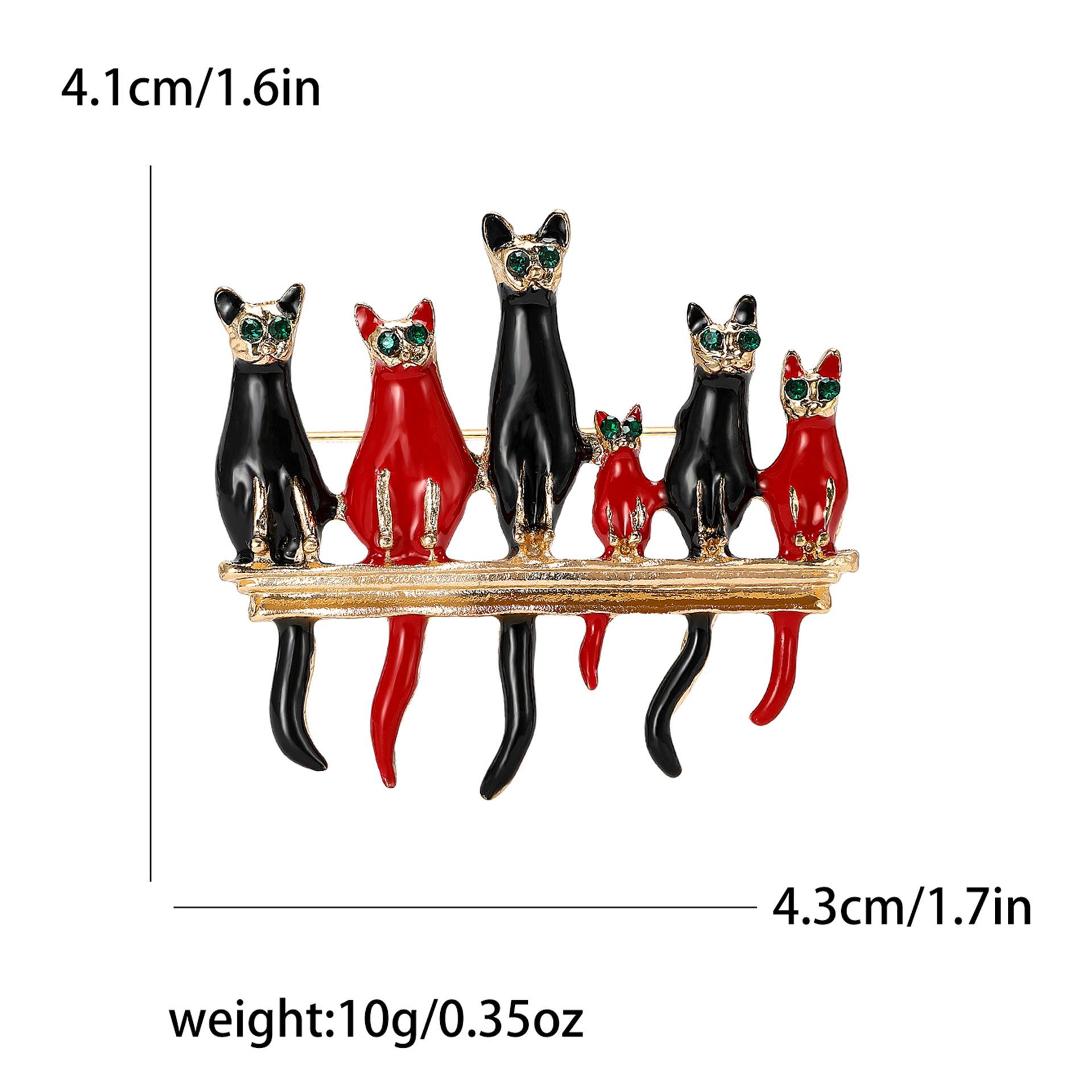 

Креативная мода простая эмалевая группа из сплава брошь в виде кошки милый женский костюм кардиган корсаж украшение булавка