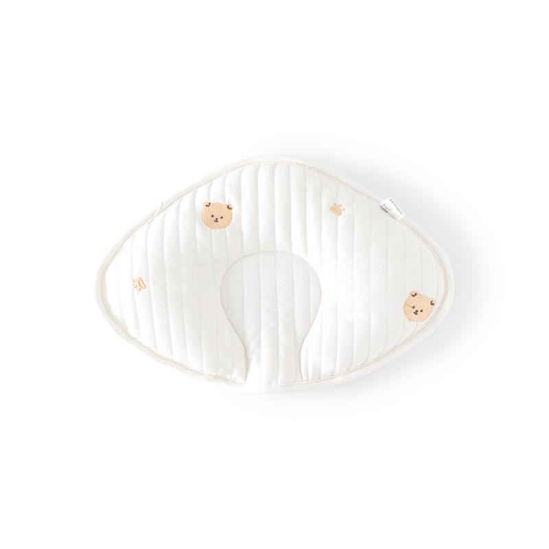 Breathable Newborn Baby Pillow for 0-6 Months - Sweat-Absorbent, Anti-Flat Head Design for All Seasons