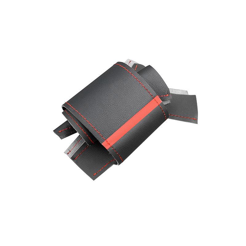 For Mazda MX5 2006-2015 Miata 2009-2014 RX8 CX7 Hand Braid Microfiber Leather Car-styling Steering Wheel Cover Inner Trim