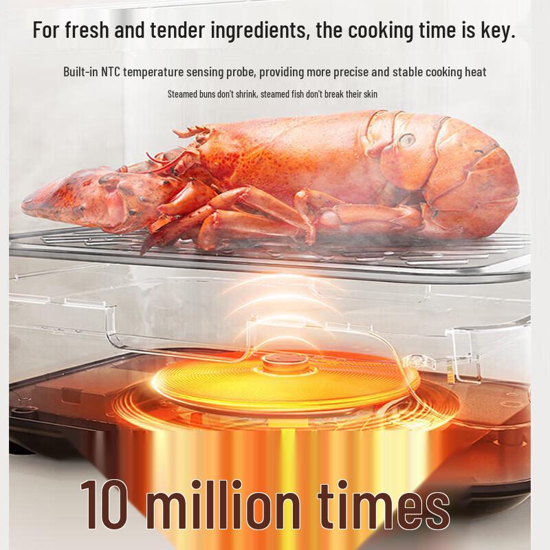 Midea 19L 304 Stainless Steel Electric Steamer