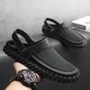 Fashion SYTK Summer Men Sandals Fashion Leisure Beach Holiday Sandals for Mens Lightweight Shoes New Outdoor Comfortable Casual Sandals