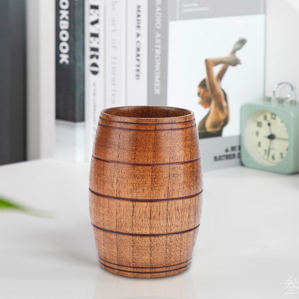Haushalt Natur Klassisches Holz Wasserbecher Bier Kaffee Milch Tee Tasse