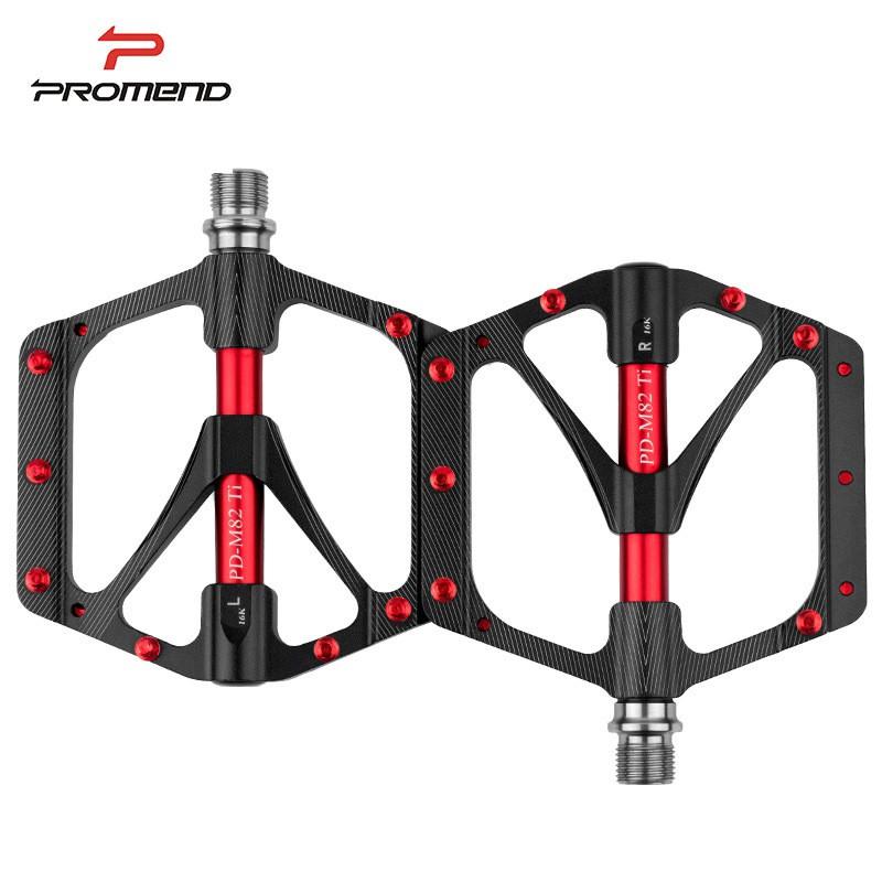 Mountain Bike Pedals PD-M82-TI With Titanium Axle Large Platform 3 Sealed Bearing Aluminum Body