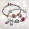 Pandora Snowflake Snowglobe Dangle Charm 792369c01