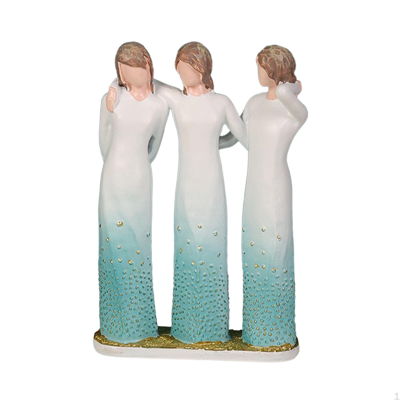 

Статуэтка Дружбы для женщин, Оригинальный подарок Лучший 3 Sisters