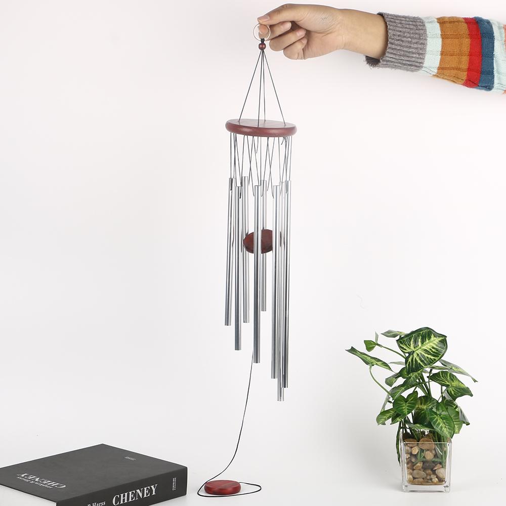 1PCS Amazing Deep Resonant 8 Tubes Wind chimes Chapel Bells Windchimes Hanging Outdoor Yard Garden Decoration