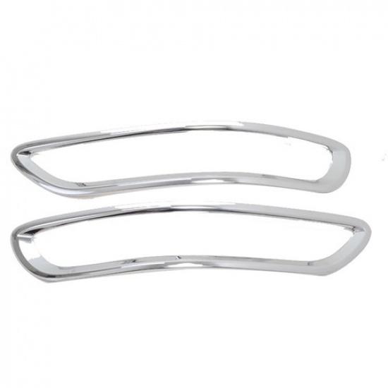 For Kia Sportage 2017-2019 Chrome Rear Tail Fog Light Lamp Frame Cover Trim