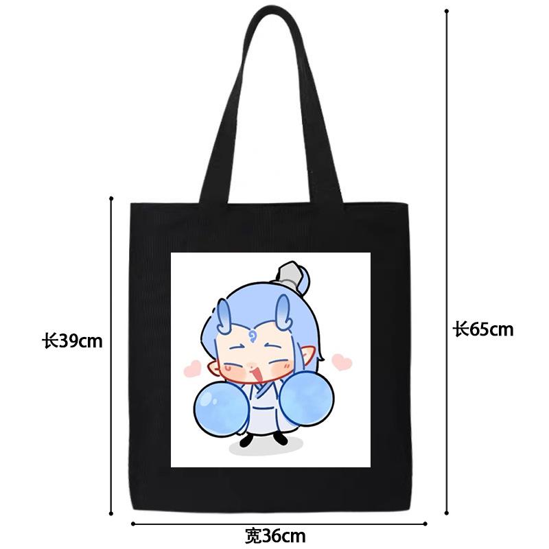 Nezhas Teufelskind Freches Meer Aobing Ausdruckspaket Niedlicher CP Avatar Canvas-Tasche Student Große Kapazität Umhängetasche Explosion