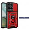 Military Magnetic 360°Rotate Bracket Armor Case For Motorola Moto G75 G85 G55 G35 G56 G86 Anti-Drop Slide Camera Protector Cover