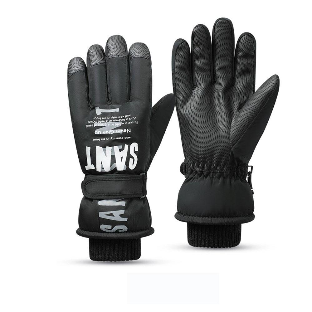 Fashion Windproof Women Ski Gloves Waterproof Touch-Screen Winter Cycling Skiing Gloves Full Finger Warm Snowboard Mittens Women