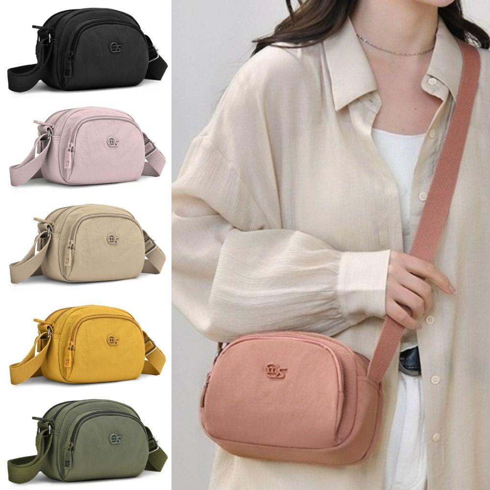 New Long Strap Shoulder Bag All-match Light Weight Crossbody Bag Multi-pocket Advanced Sense Messenger Bag For Girls Women