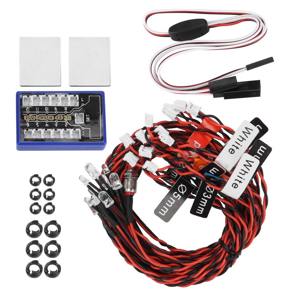 RC Model Remote Control Light Simulation Flash for TAMIYA HSP CC01 1 10 1 8 RC Car