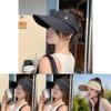 Summer Outdoor Sun Hat For Women With Large Brim And Breathable Polyester For Sun Protection And Fashionable Casual Wear