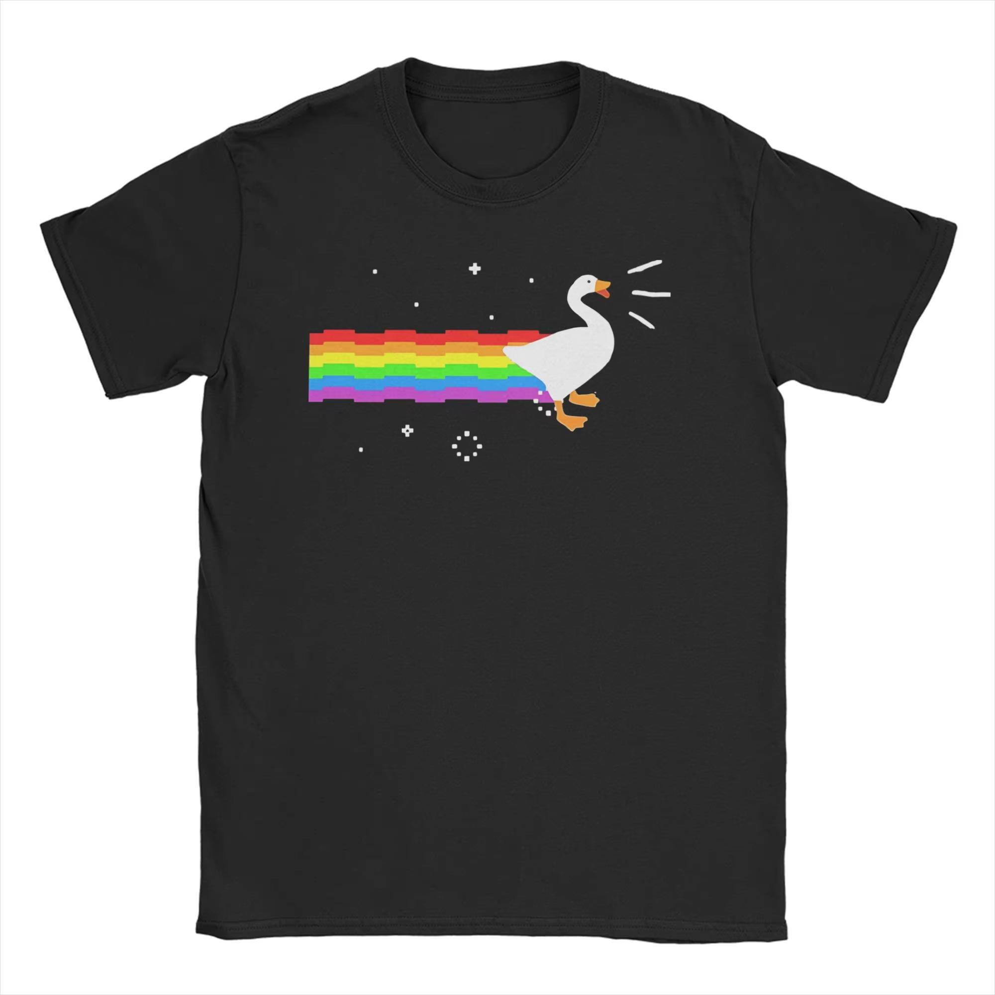 

Casual Rainbow Cat T-Shirt for Men Women O Neck Cotton T Shirt Short Sleeve Tee Shirt Printed Clothes 4XL