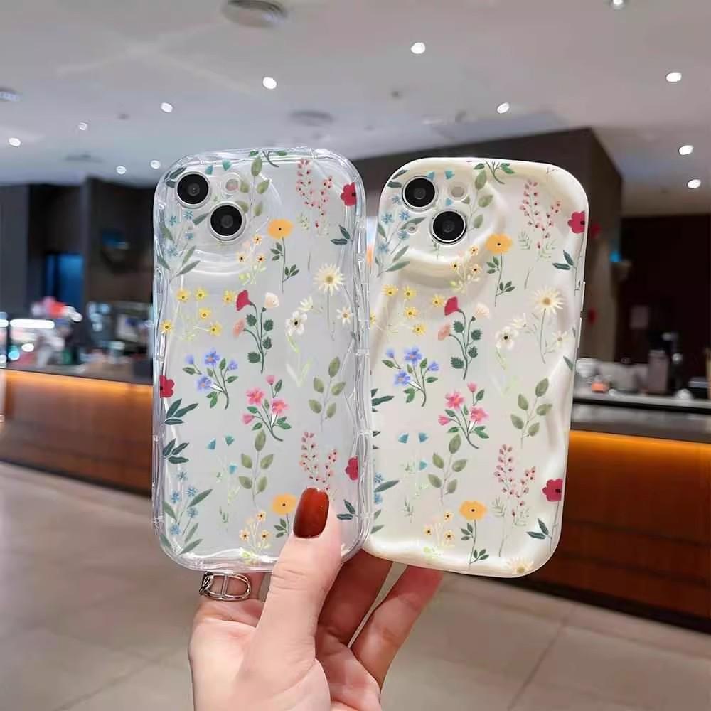 Summer Flowers Transparent for IPhone17 for Apple 15 Mobile Phone Case 13promaxR/78plus/11/12xs