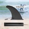 Surfboard Paddleboard Snap-On Tailfin Boat Sup Slide-In Large Fins Removable Splitter Rudder 1 Pc