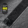 Stripe Floor Drain Black 304 Stainless Steel Solid  Bathroom Shower Long Linear Water Drainage Side Floor Drains Cover 60-100cm