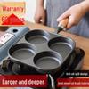 Deep Cast Iron Non-Stick Egg Burger and Dumpling Pan