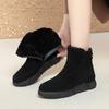 Fashion AIYUQI Snow Boots Women Winter 2025 New Genuine Leather Women's Ankle Boots Large Size Wool Warm Non Slip Women's Booties