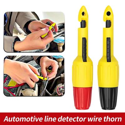 Insulation Wire Piercing Puncture Probe Test Hook Clip Socket Inspection 2mm 2mm/4mm Probe Car Tool 4mm Line Repair Auto Wi K4K4