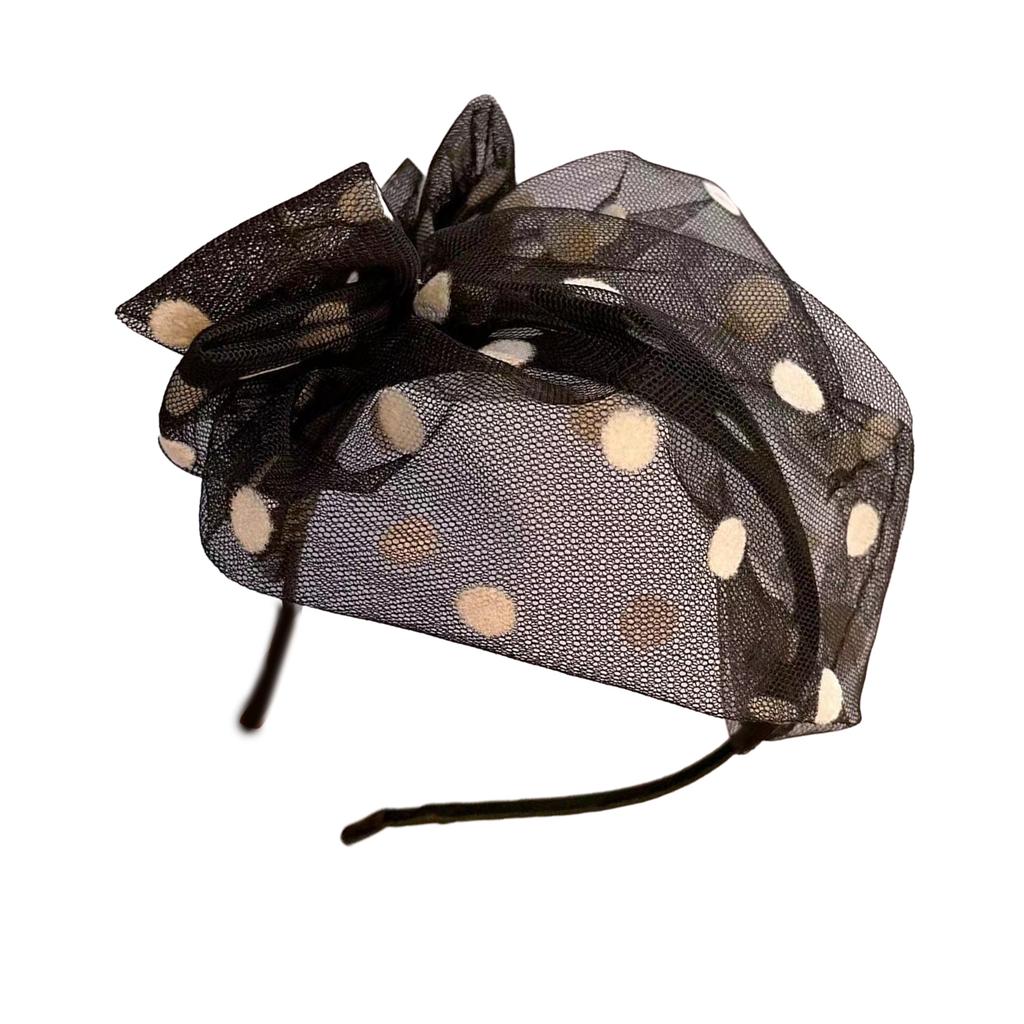 Floral Pillbox Hat Fascinators Hat 20s Opera Tea Hat for Girls Women Vintage Pillbox Hat Tea Hat Fascinators Polka Dot