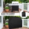 Grill Cover Waterproof Heavy Duty BBQ Covers with Cleaning Brush & Barbecue Gloves Burner Gas BBQ Covers Outdoor Barbecue Cover