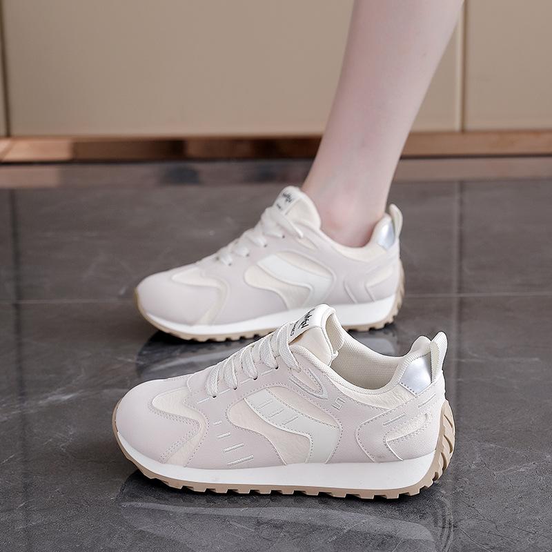 Autumn new retro versatile Forrest Gump shoes thick baseplate shoes female ins student leisure