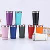 16Oz Car Bluetooth Audio Car Cup Double-Layer Vacuum Stainless Steel Thermos Cup Portable Accompanying Ice Cup