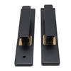 Keyed Entry Door Lever Set Interior Exterior Indoor Bathroom Bedroom Lock Silent Aluminum Alloy