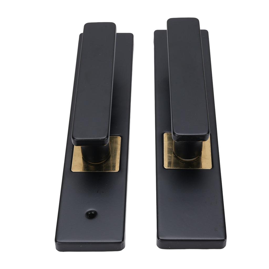 Keyed Entry Door Lever Set Interior Exterior Indoor Bathroom Bedroom Lock Silent Aluminum Alloy